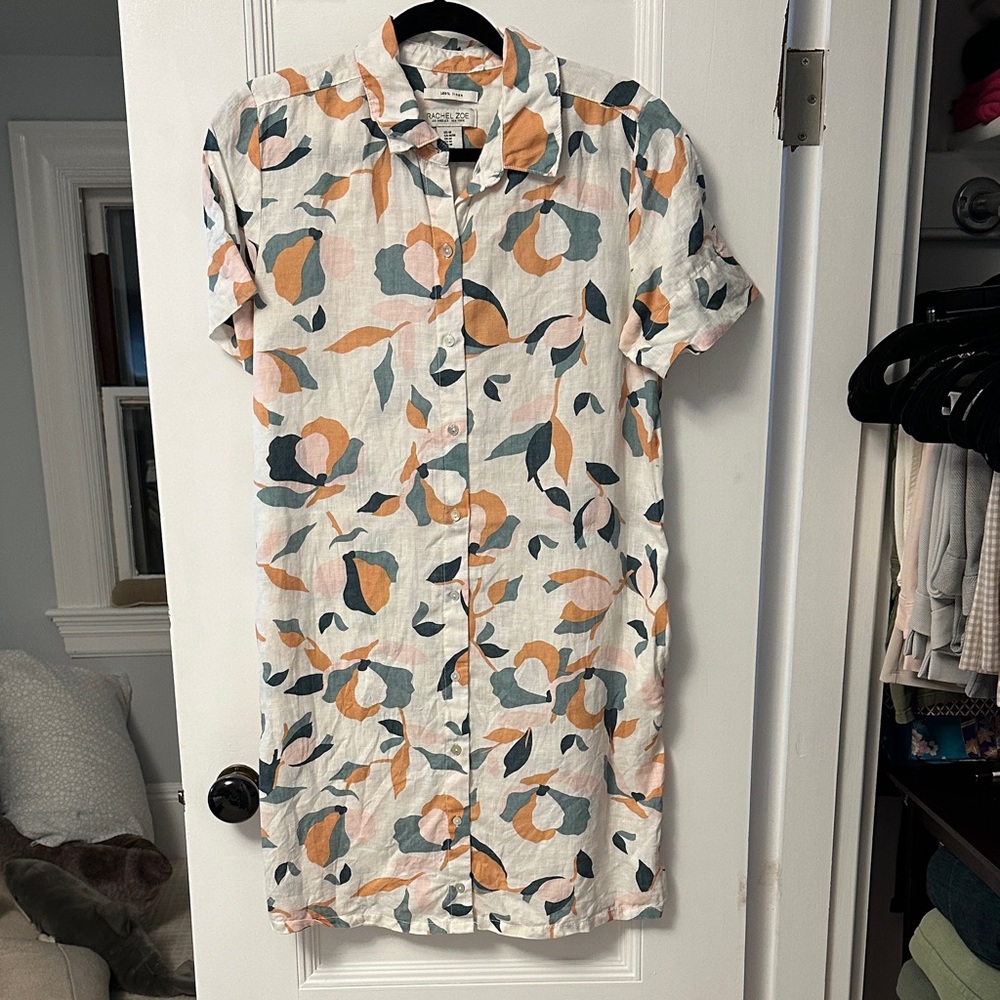 Floral Button-Up Dress